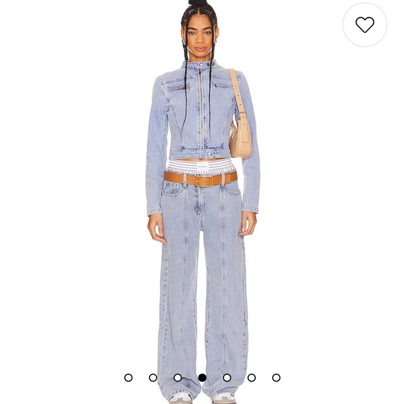 Lioness Bella Denim Moto Jacket - Picture 6 of 6